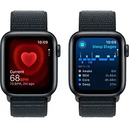 Apple Watch SE 2 GPS 40mm Midnight Aluminium with Midnight Sport Loop MRE03 UA - мініатюра 5