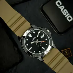 Чоловічий годинник Casio MTP-VD01-5E Сріблястий ( AT1141-0202 ) - мініатюра 3