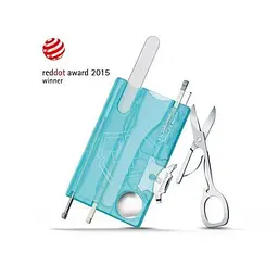 Ніж Victorinox Swisscard Nailcare 82х54х4мм,12функ,блакит.прозор - мініатюра 2