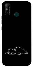 TPU чохол Demsky Lazy cat для TECNO Spark 6 Go