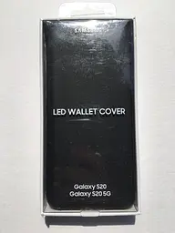 Чохол-книжка LED Wallet View Cover EF-NG980PBEGRU для Samsung Galaxy S20 (6.2") Чорний - мініатюра 9
