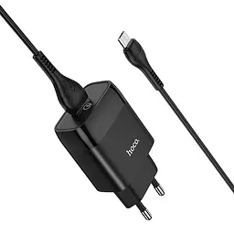 МЗП Hoco C72Q Glorious QC3.0 18W (1USB-A) + кабель USB to MicroUSB Білий - мініатюра 2