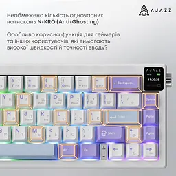 Клавіатура Ajazz AK650 Flying Fish Switch Purple (AK650-FF-PWB) - мініатюра 8