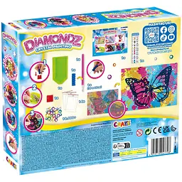 Набір для створення картини Craze Diamondz Метелик зі стразами (47798) - мініатюра 3
