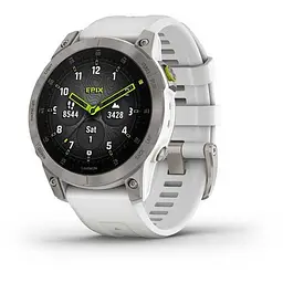 Смарт-годинник Garmin Epix 2 Sapphire White Titanium (010-02582-21) - мініатюра 3