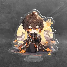 Акрилова колекційна фігурка Геншин Імпакт - Genshin Impact Chibi Чжун Лі 1 10 см