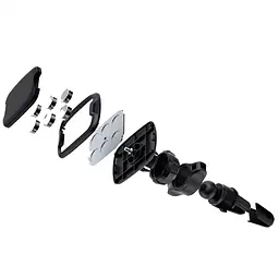 Тримач в машину Hoco CA65 Sagittarius Air Outlet чорний (29792 black) - мініатюра 7