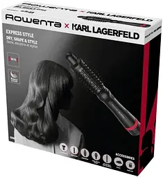 Фен-щітка Rowenta KARL LAGERFELD CF 961LF0 - мініатюра 6
