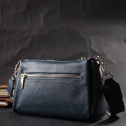 Жіноча практична сумка через плече з натуральної шкіри Vintage 24х16х6,5 см sum0029018 - мініатюра 11