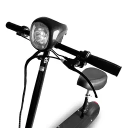 Електросамокат EVOBIKE Reno S10 400W 8Ah 10" чорний з сидінням та надувними колесами (модель 2025 року) - мініатюра 3