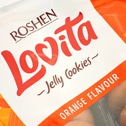 Печиво Roshen Lovita Jelly Cookies Orange 420 г (889199) - мініатюра 3