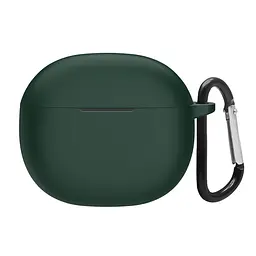 Силіконовий чохол для навушників Xiaomi Redmi Buds 4 Active, Hang Case, зелений, ультратонкий захисний кейс товщиною 2 мм, захист від подряпин, пилу та ударів, компактний, з карабіном для кріплення, ArmorStandart (ARM73542)