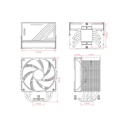Кулер до процесора ID-Cooling Frozn A610 ARGB (FROZN A610 ARGB) - мініатюра 7