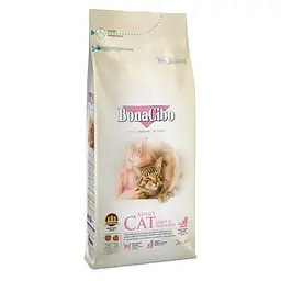 Сухий корм для стерилізованих котів BonaCibo Adult Cat Light&Sterilized з куркою, анчоусами та рисом 2 кг BC406137 - мініатюра 1