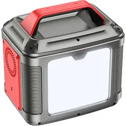 Зарядна станція Hoco DB28 Iron Gray/Red [114444] - мініатюра 3