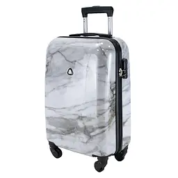Валіза Semi Line 20" (S) White Marble (T5731-1)