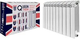 Радіатор біметалевий секційний Queen Therm 500/100 (кратно 10), Білий - мініатюра 2