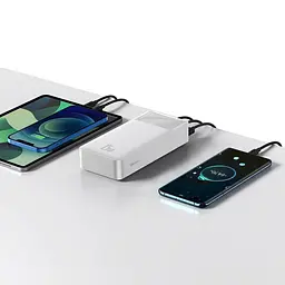 Зовнішній акумулятор 30000 mAh Baseus Bipow digital display 15w - мініатюра 2