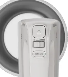 Міксер стаціонарний Electrolux 500Вт насадки-4 чаша-метал 3.5л білий - мініатюра 4