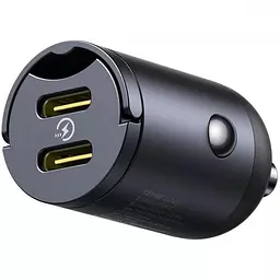 АЗП Baseus Tiny Star Mini 30W (2USB-C) (C00035001121) Black - мініатюра 3