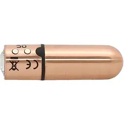 Вібропуля PowerBullet First-Class Bullet 2.5″ з Key Chain Pouch Rose Gold 9 режимів вібрації - мініатюра 3