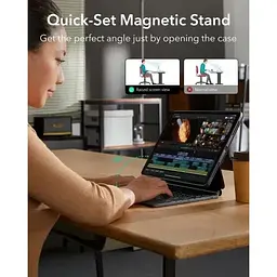 Чохол-клавіатура ESR Rebound Magnetic Keyboard Case 360 ​​US Layout-Black для iPad Pro 13" (2024) (6B0230101) - мініатюра 5