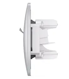 Розетка Videx Binera CAT6+CAT6 комп'ютерна подвійна срібний шовк (VF-BNSK2PC6-SS) - мініатюра 4