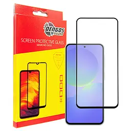 Захисне скло Dengos 5D Full Glue для екрану Samsung Galaxy A36 5G (A366) Black