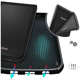 Чохол-книжка BeCover Smart Case для Pocketbook 6" 606/616/617/627/628/632 Touch HD 3/632 Plus/632 Aqua/633 Graffiti (707161) - мініатюра 5