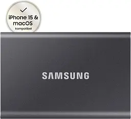 Портативний SSD Samsung 1TB USB 3.2 Gen 2 Type-C T7 teh0024701 - мініатюра 2