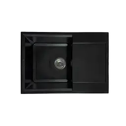 Кухонна мийка Adamant HORIZON MEDIUM антрацит 700x500x230 мм, з крилом 70 см - мініатюра 2