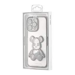 Чохол Shining Bear Case Protected Camera iPhone 15 Pro Max Black - мініатюра 2