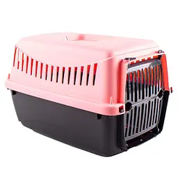 Переноска для тварин до 4-х кг MP Bergamo GIPSY XS Corall 39x26x25 см (двері пластик)
