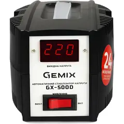 Стабілізатор напруги Gemix GX-500D - мініатюра 2