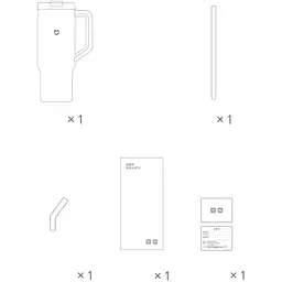 Термокухоль MiJia Straw Cup 1л Steel [MJXGB01RM] [133608] - мініатюра 7