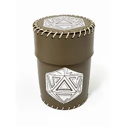 Настільна гра Планета Ігор Чаша для кубиків D20 (коричнева) (Dice cup D20 brown) (pi-dc005)