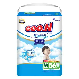 Трусики-підгузки GOO.N Slim & Comfortable для дітей 7-12 кг (розмір M, унісекс, 56 шт)