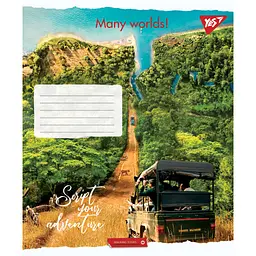 Зошит Yes А5 Many worlds! 96 аркушів, лінія (766508), в асортименті - мініатюра 2