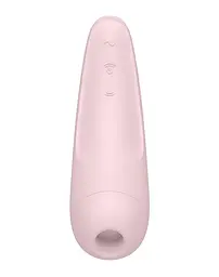 Вакуумний стимулятор клітора з вібрацією Satisfyer Curvy 2+ рожевий - мініатюра 5