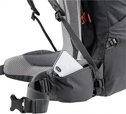 Рюкзак Deuter Futura Air Trek 60 + 10 Black-Graphite (1052-3402321 7403) - мініатюра 12
