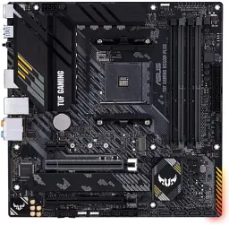 Мат.плата AM4 (B550) Asus TUF GAMING B550M-PLUS, B550, 4xDDR4, CrossFire, Int.Video(CPU), 4xSATA3, 2xM.2, 1xPCI-E 16x 4.0, 1xPCI-E 16x 3.0, 1xPCI-E 1x 3.0, ALC S1200A, RTL8125B, 8xUSB3.2/6xUSB2.0, HDMI/DP, MicroATX - мініатюра 2