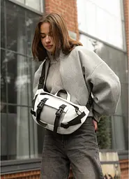 Велика жіноча поясна сумка бананка Sambag 38х21 см sum0027225