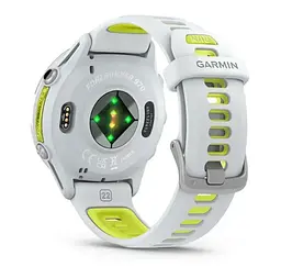 Смарт-годинник Garmin Forerunner 970 Whitestone Titanium with Whitestone/Translucent Amp Yellow Silicone with Silver Buckle (010-02969-61) - мініатюра 7