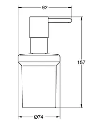 Дозатор для рідкого мила Grohe Essentials 40394DC1, Хром матовий - мініатюра 2