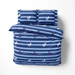 Постільна білизна ТЕП Soft Dreams Line Blue 70x70 двоспальна синя