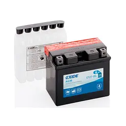 Акумулятор автомобільний EXIDE AGM 6Ah Єв (-/+) (100EN) (ETZ7-BS)
