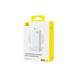 Батарея універсальна Baseus Airpow Lite 10000mAh 15W White (P10067500213-00) - мініатюра 3