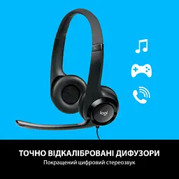 Навушники Logitech H390 (981-000406) - мініатюра 3