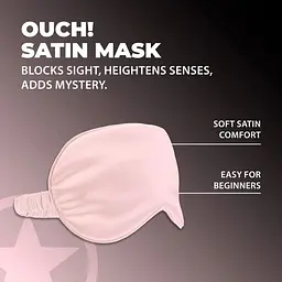 Маска на очі Ouch! Satin Blindfold - мініатюра 2