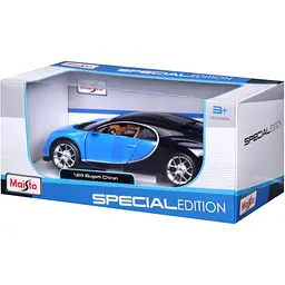 Ігрова автомодель Maisto Bugatti Chiron Blue 1:24 (31514 met. blue) - мініатюра 18